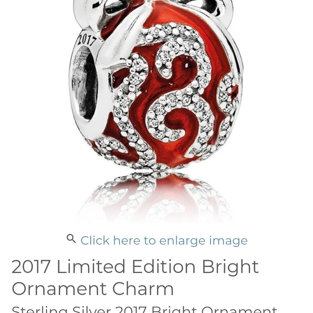 2017 Limited Edition Bright Ornament Charm
2017 Limited Edition Bright Ornament
